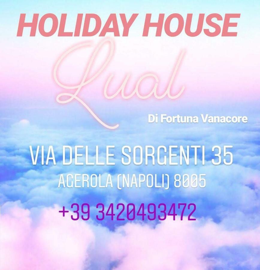 Holiday House Lual Agerola Bagian luar foto